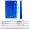 Portable High Speed USB3.0 External Hard Disk Drive Blue 500GB