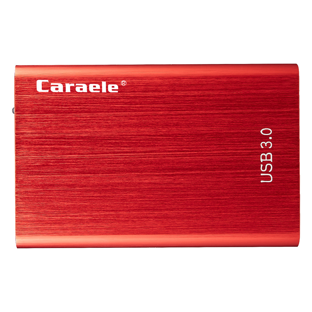 Portable High Speed USB3.0 External Hard Disk Drive Red 500GB