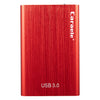 Portable High Speed USB3.0 External Hard Disk Drive Red 500GB