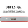 Portable High Speed USB3.0 External Hard Disk Drive Red 500GB