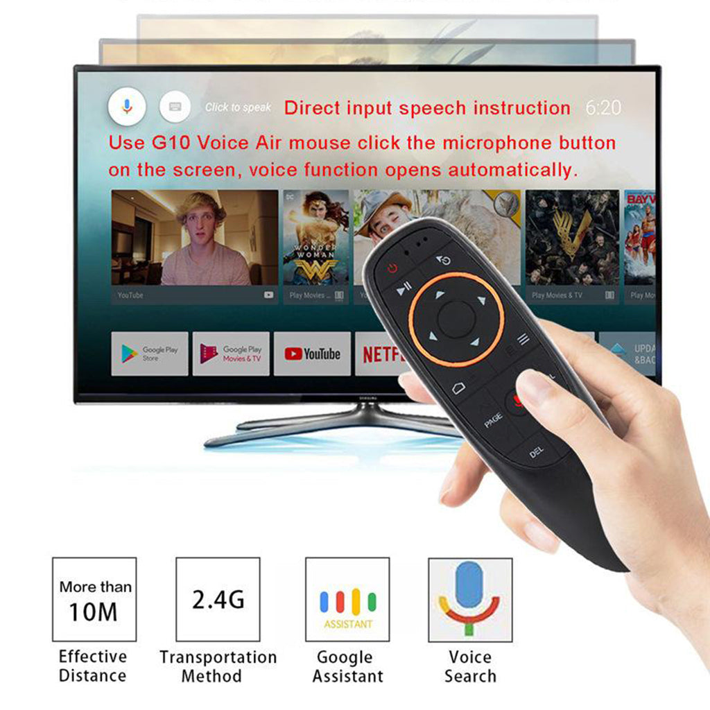 2.4G Voice Remote Control Wireless Mouse for PC TV  No Gyroscope