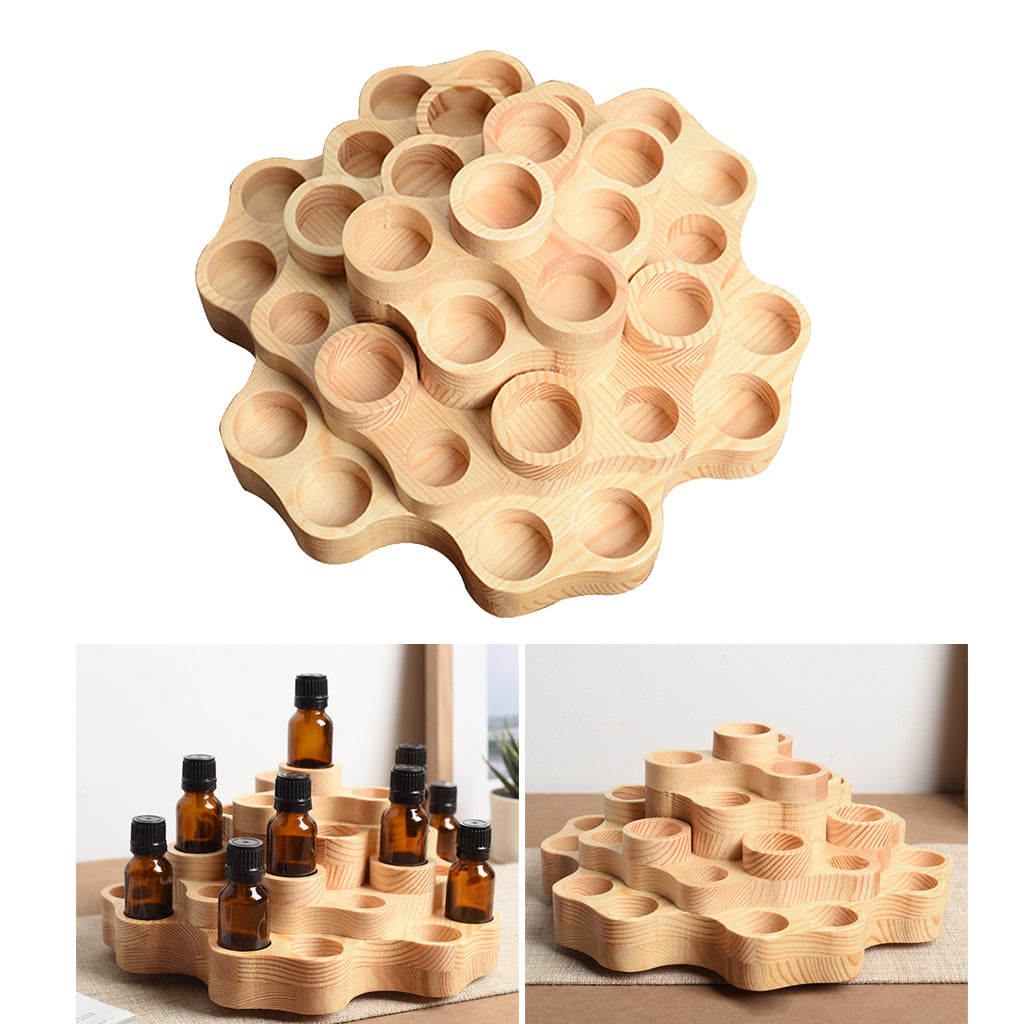 31 Slot Display Stand Rack for 15ml Essential Oil Bottles 10ml Roller Bottle