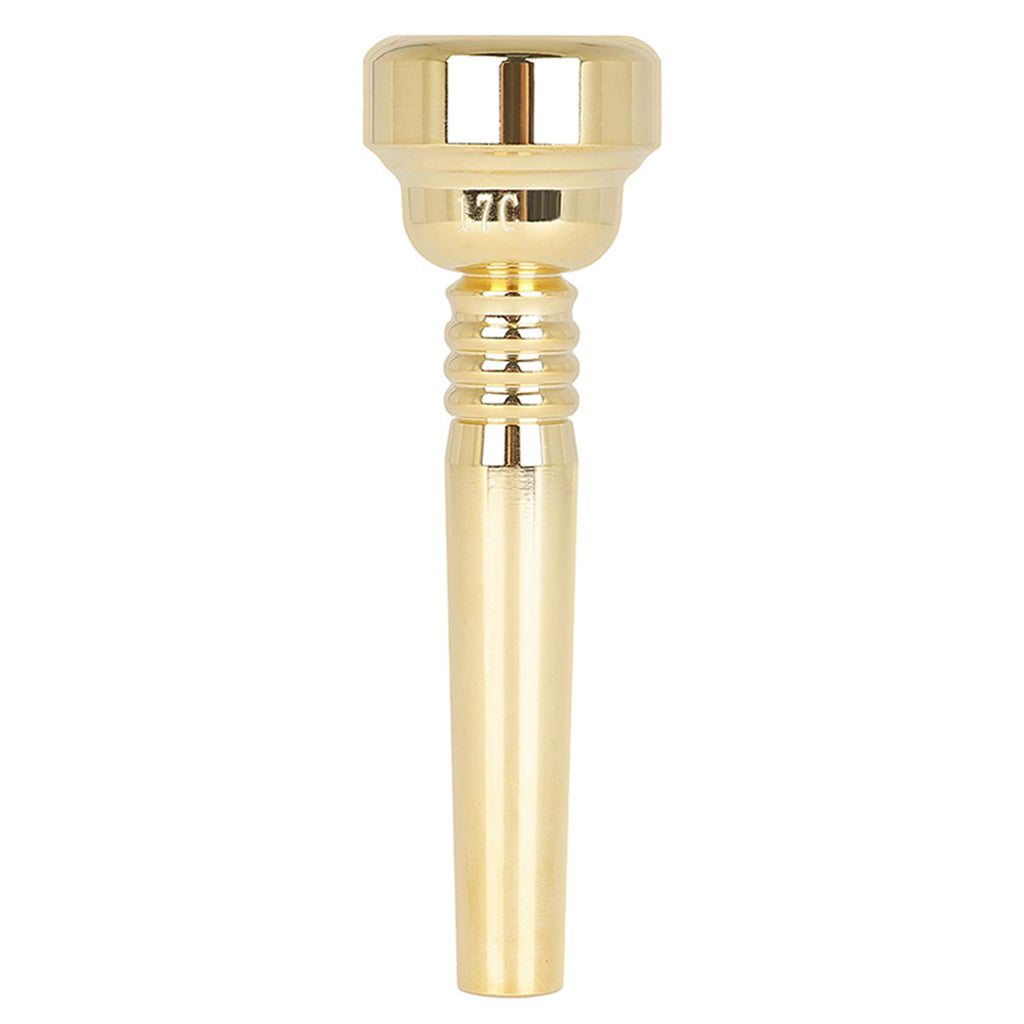 Trumpet Mouthpiece, 17C Gold Plated Brass Trumpet Mouthpiece