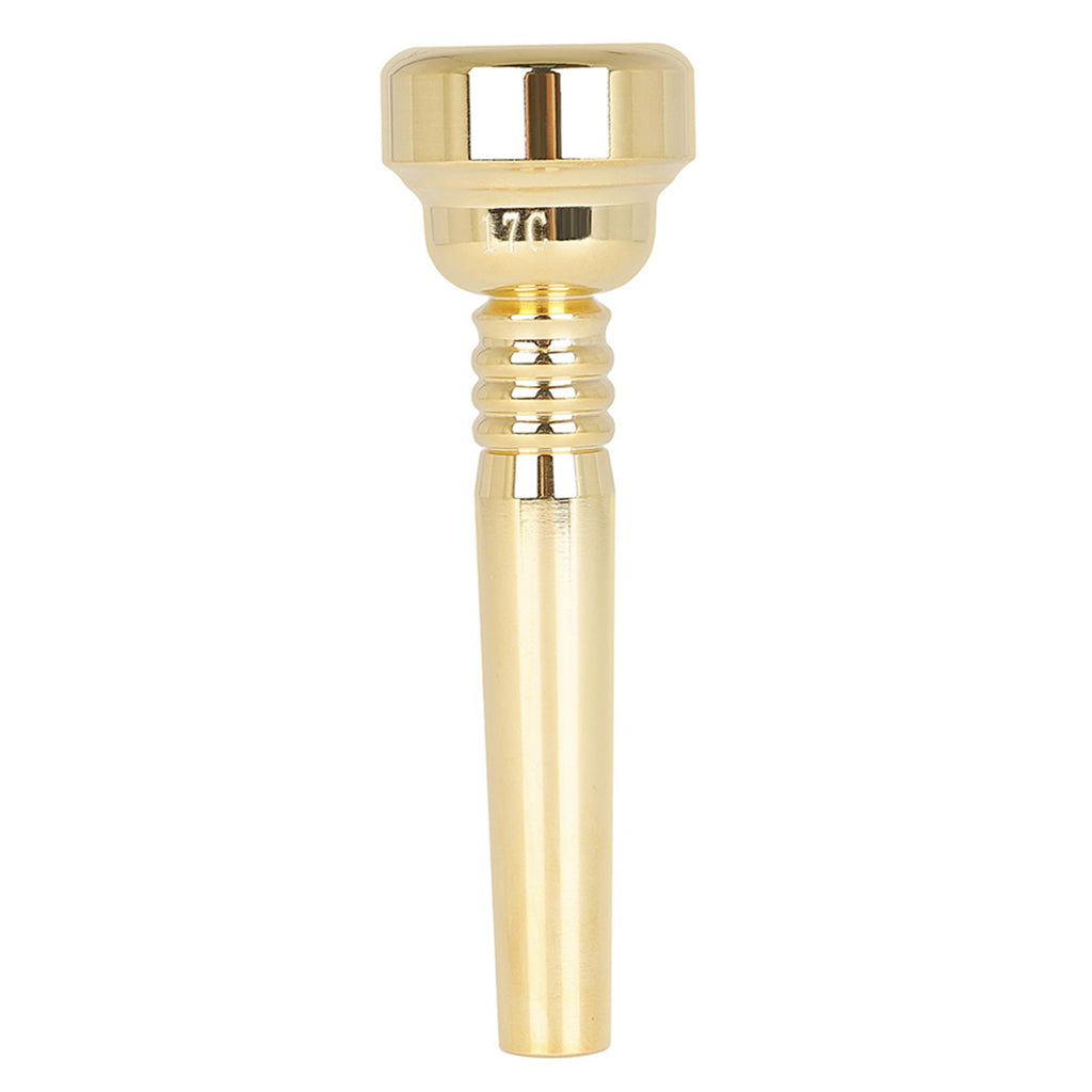 Trumpet Mouthpiece, 17C Gold Plated Brass Trumpet Mouthpiece