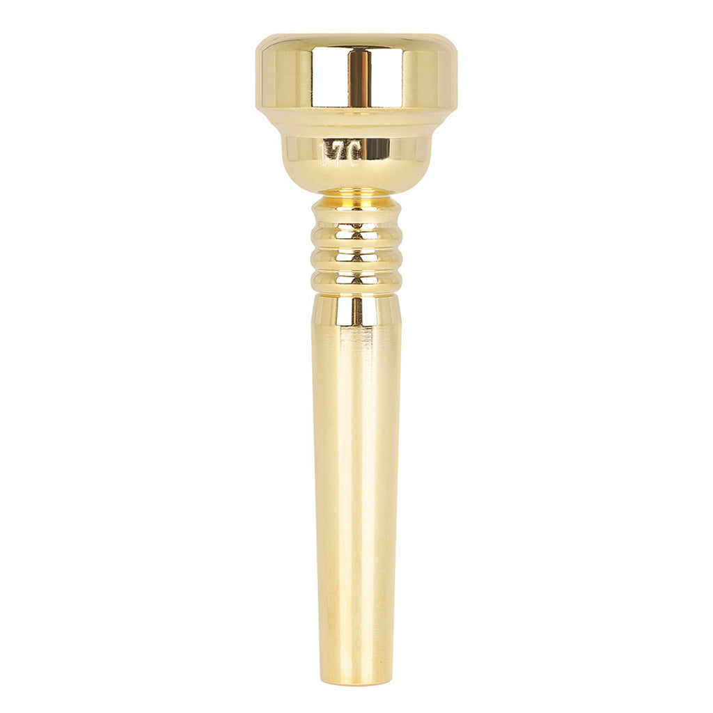 Trumpet Mouthpiece, 17C Gold Plated Brass Trumpet Mouthpiece