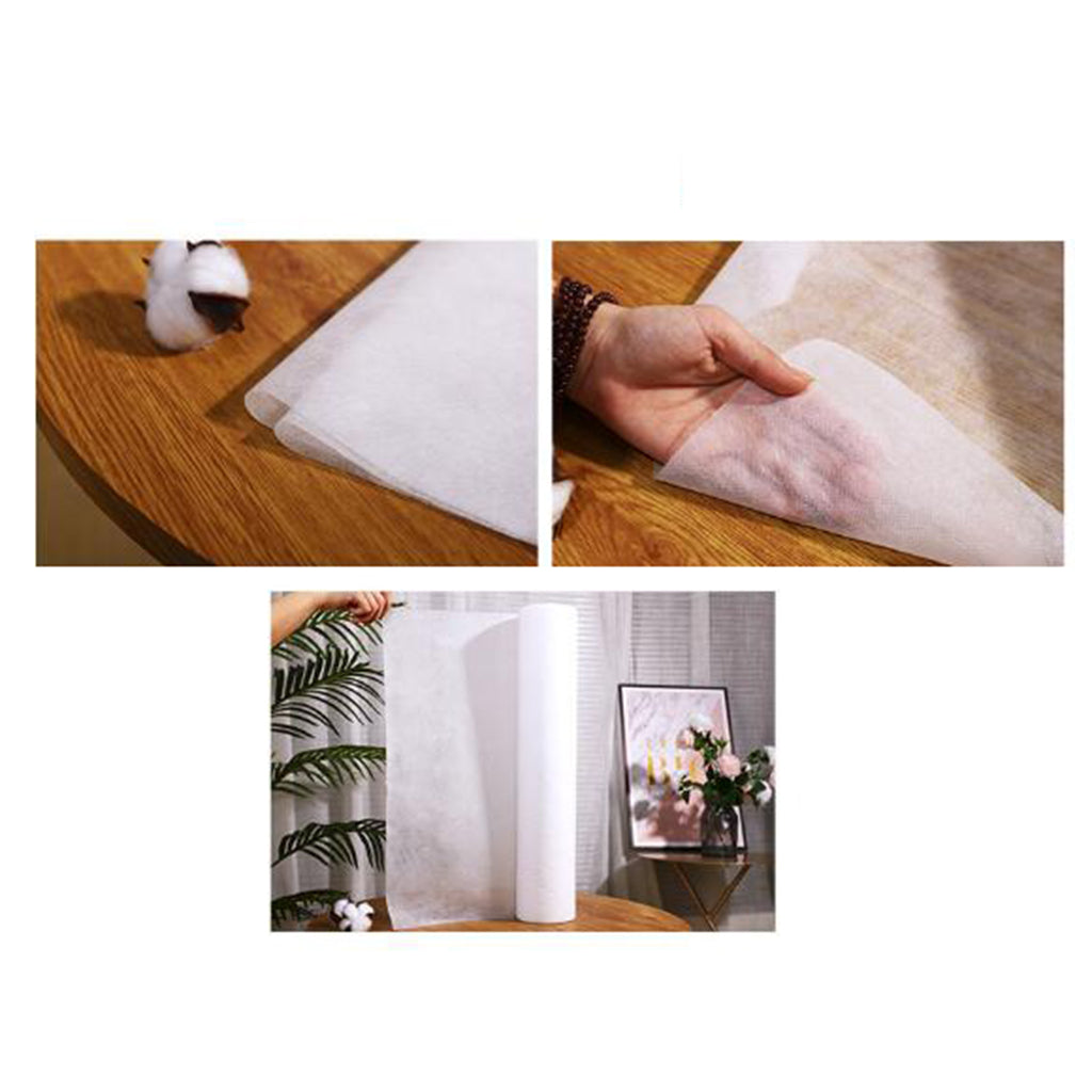 50Pcs/Roll Disposable Bed Sheets for Beauty & Massage Salons Non Woven White