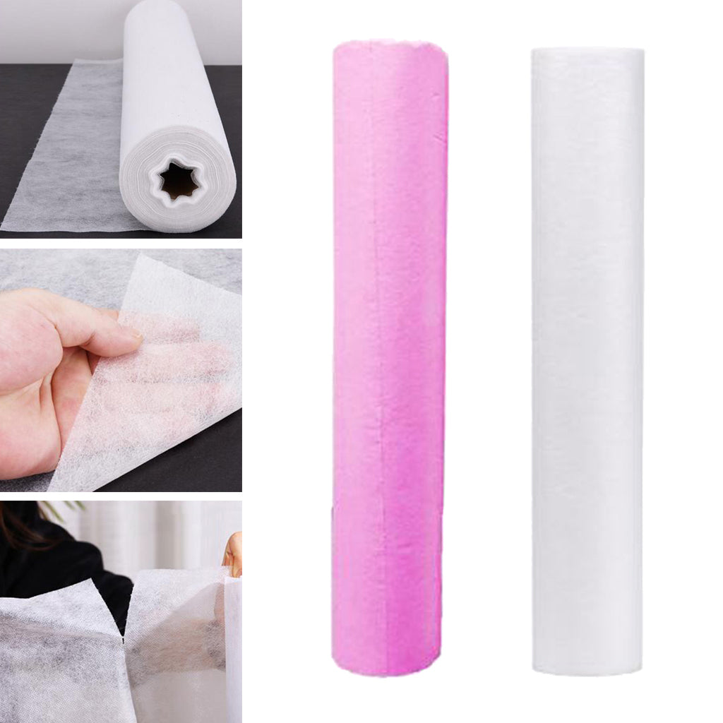 50Pcs/Roll Disposable Bed Sheets for Beauty & Massage Salons Non Woven Pink