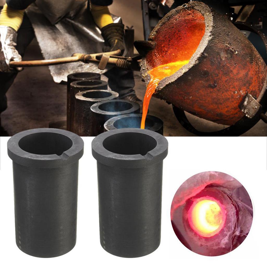 1kg/2kg/3kg Graphite Crucible Gold Silver Melting Crucible Cup  1KG