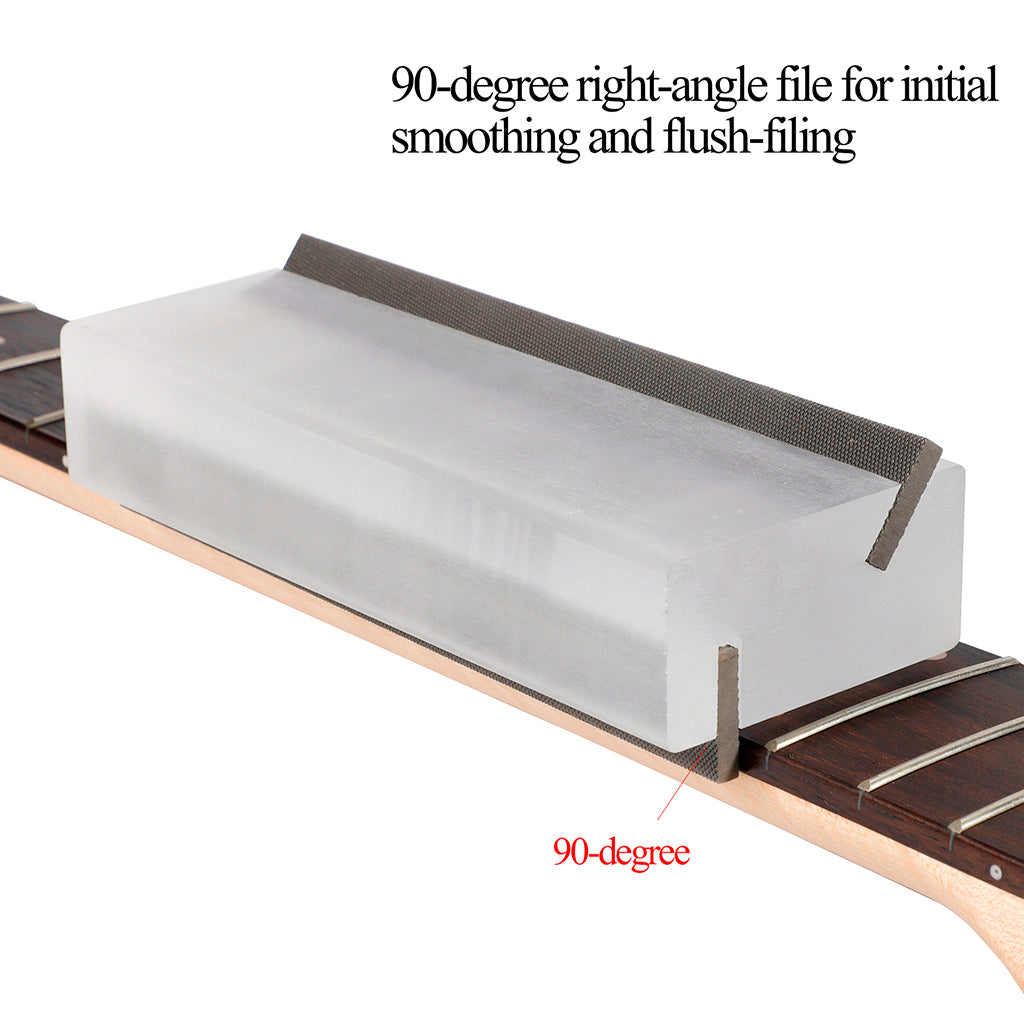 Guitar Fret Beveling File for Fret End Dressing (35 and 90 degrees)