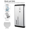 2.5in External USB Hard Drive Disk HDD Enclosure for Laptops Silver 500GB