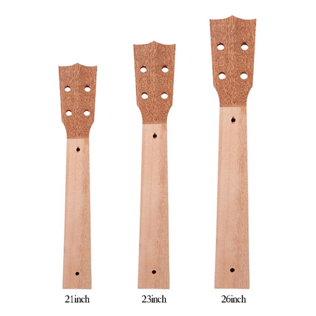 Ukulele Neck and Fingerboard for Concert 21 23 26 Inch Ukulele Parts 21 inch