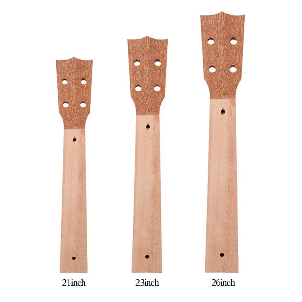 Ukulele Neck and Fingerboard for Concert 21 23 26 Inch Ukulele Parts 23 inch