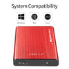 New Portable HDD External Hard Drive Disk USB 3.0 for PC Laptop Red 500GB