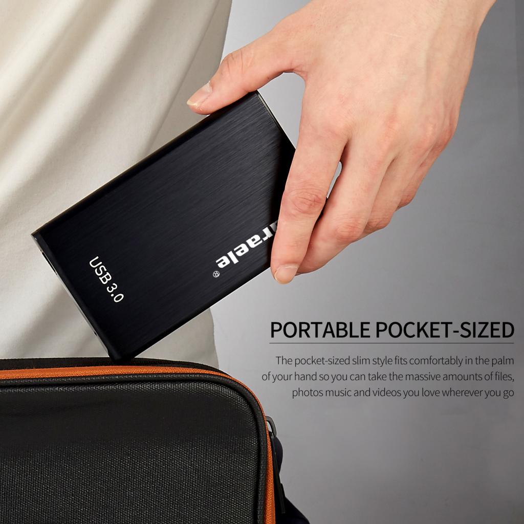 New Portable HDD External Hard Drive Disk USB 3.0 for PC Laptop Black 1T