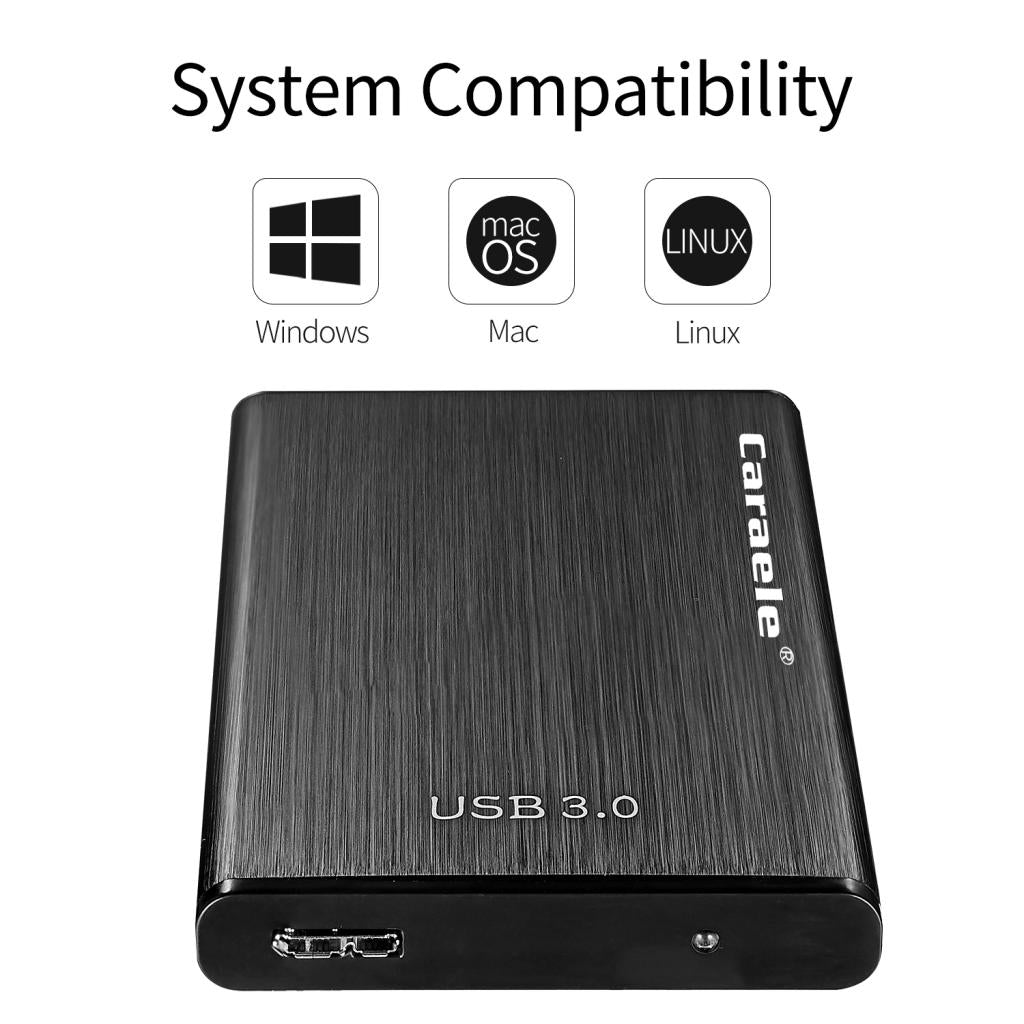 New Portable HDD External Hard Drive Disk USB 3.0 for PC Laptop Black 1T