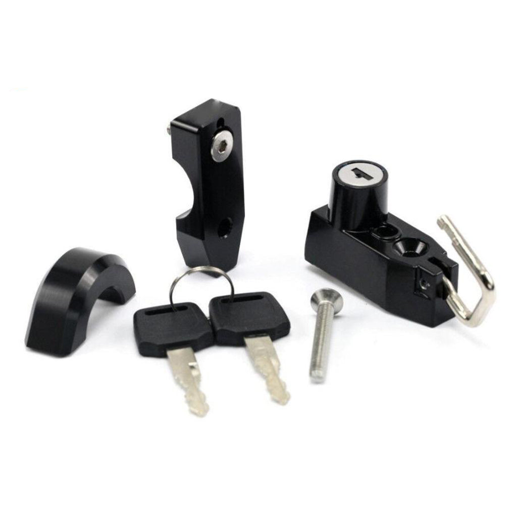 Motorcycle Helmet Lock Security Padlock 7/8" 22-26mm Handlebar w/ Keys