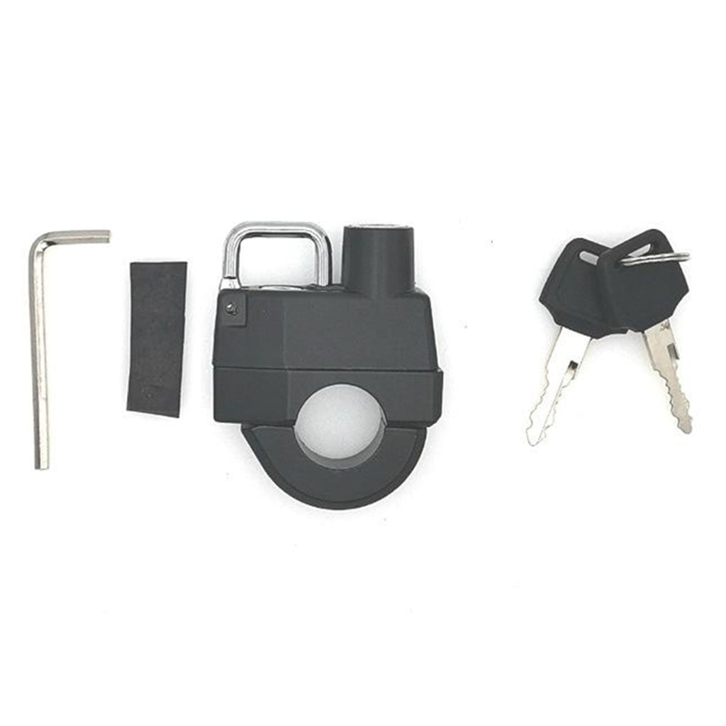 Motorcycle Helmet Lock Security Padlock 7/8" 22-26mm Handlebar w/ Keys