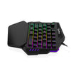 One Handed Gaming Keyboard 35 Keys Wired Backlit Mini Keypad