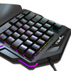 One Handed Gaming Keyboard 35 Keys Wired Backlit Mini Keypad