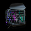 One Handed Gaming Keyboard 35 Keys Wired Backlit Mini Keypad