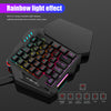 One Handed Gaming Keyboard 35 Keys Wired Backlit Mini Keypad