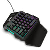 One Handed Gaming Keyboard 35 Keys Wired Backlit Mini Keypad