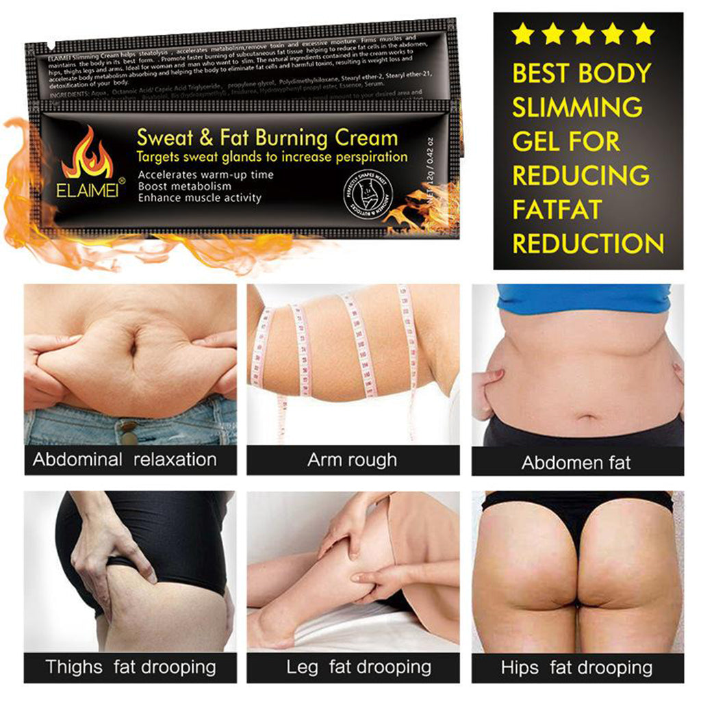 Hot Sweat Cream Cellulite Treatment Slimming & Firming Cream Body Fat Burning