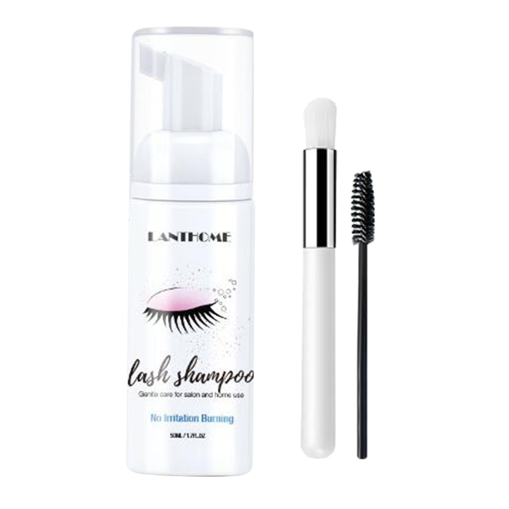 Eyelash Extension Shampoo 50ml Lash Foam Foaming Cleanser for Salon Home