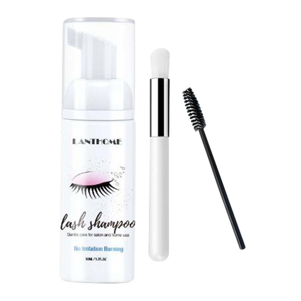 Eyelash Extension Shampoo 50ml Lash Foam Foaming Cleanser for Salon Home