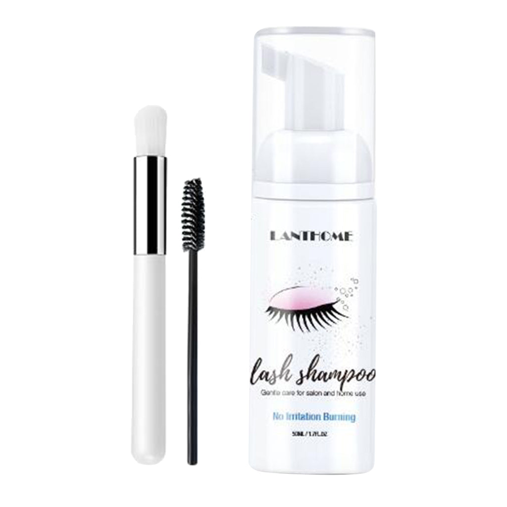 Eyelash Extension Shampoo 50ml Lash Foam Foaming Cleanser for Salon Home