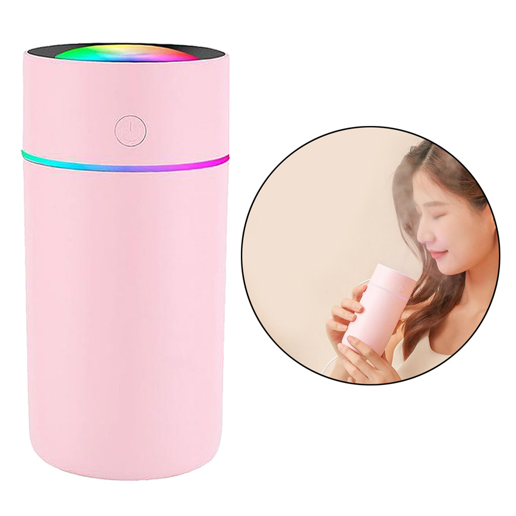 Humidifiers Aroma Diffuser for Bedroom Office with Romantic Light pink