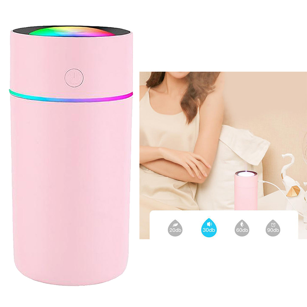 Humidifiers Aroma Diffuser for Bedroom Office with Romantic Light pink