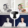 USB HD Webcam Web Cam Camera for PC Laptop Desktop Computer 1080P No Cover