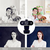 USB HD Webcam Web Cam Camera for PC Laptop Desktop Computer 1080P with Cover