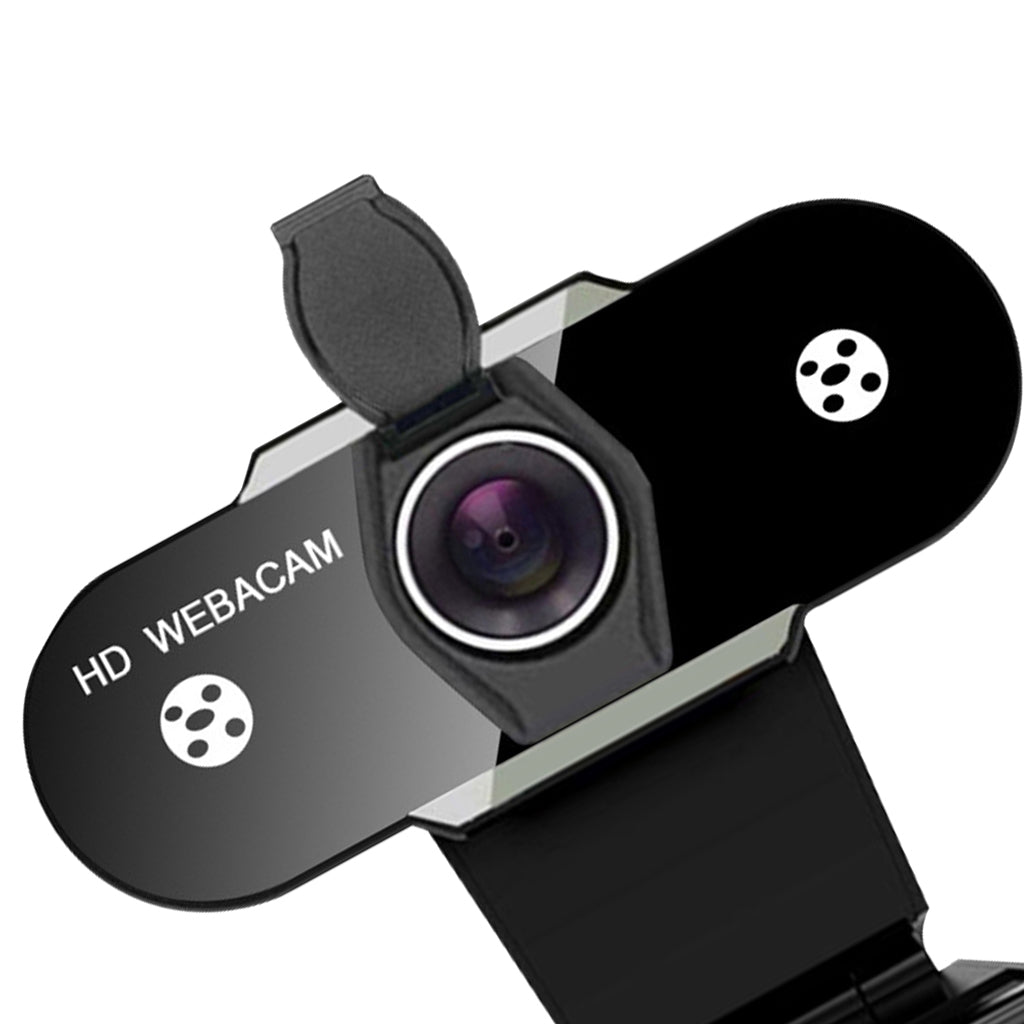 USB HD Webcam Web Cam Camera for PC Laptop Desktop Computer 1080P with Cover