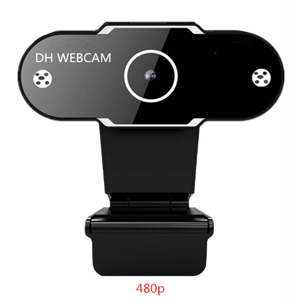 USB HD Webcam Web Cam Camera for PC Laptop Desktop Computer 480P No Cover