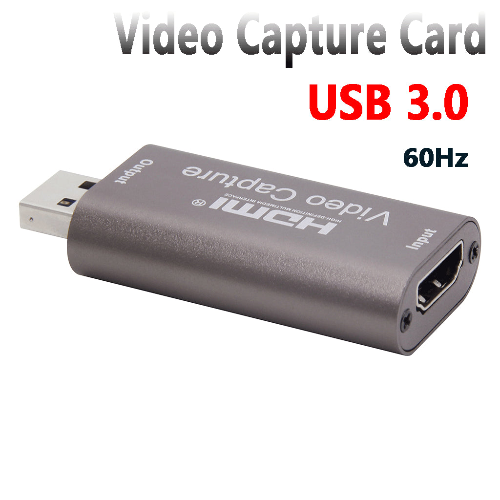 HDMI to USB Video Capture Card Adapter Game / Video Live Streaming New