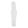 1/6 Chinese Cheongsam White Dress Clothes for 12