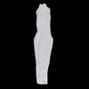 1/6 Chinese Cheongsam White Dress Clothes for 12