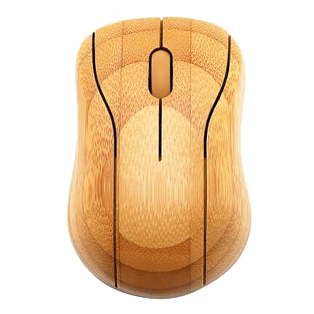 Wireless Bamboo Mouse Healthy Eco Friendly Optical Mice for Computer