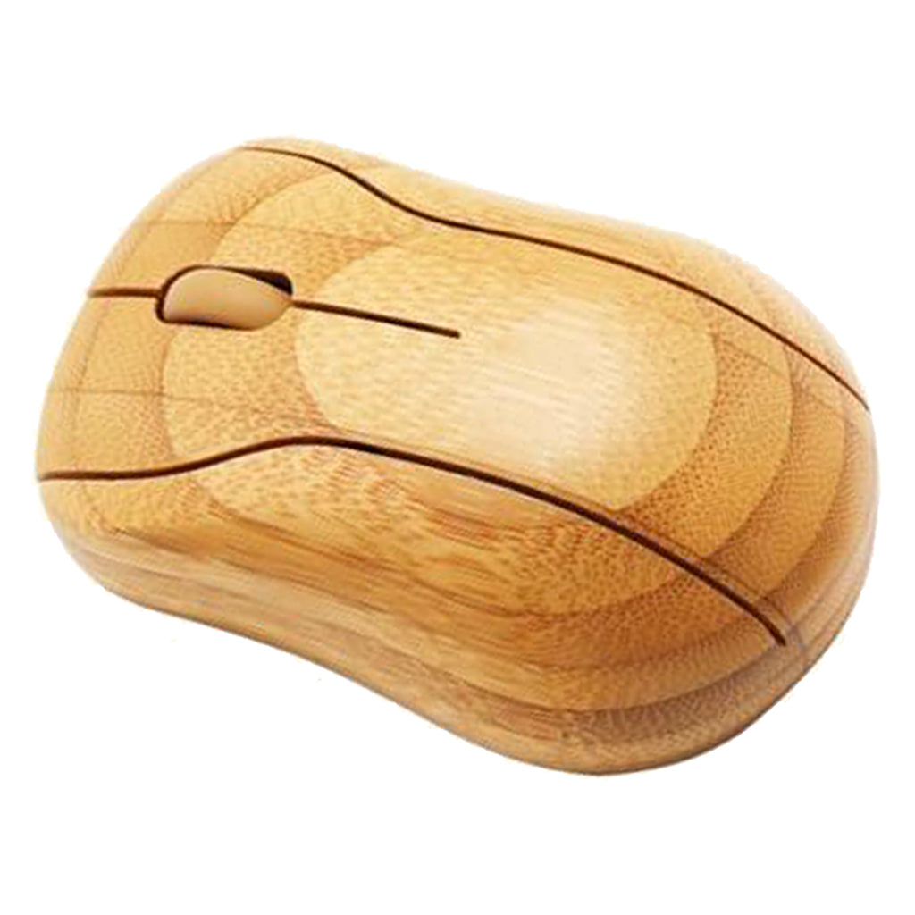 Wireless Bamboo Mouse Healthy Eco Friendly Optical Mice for Computer