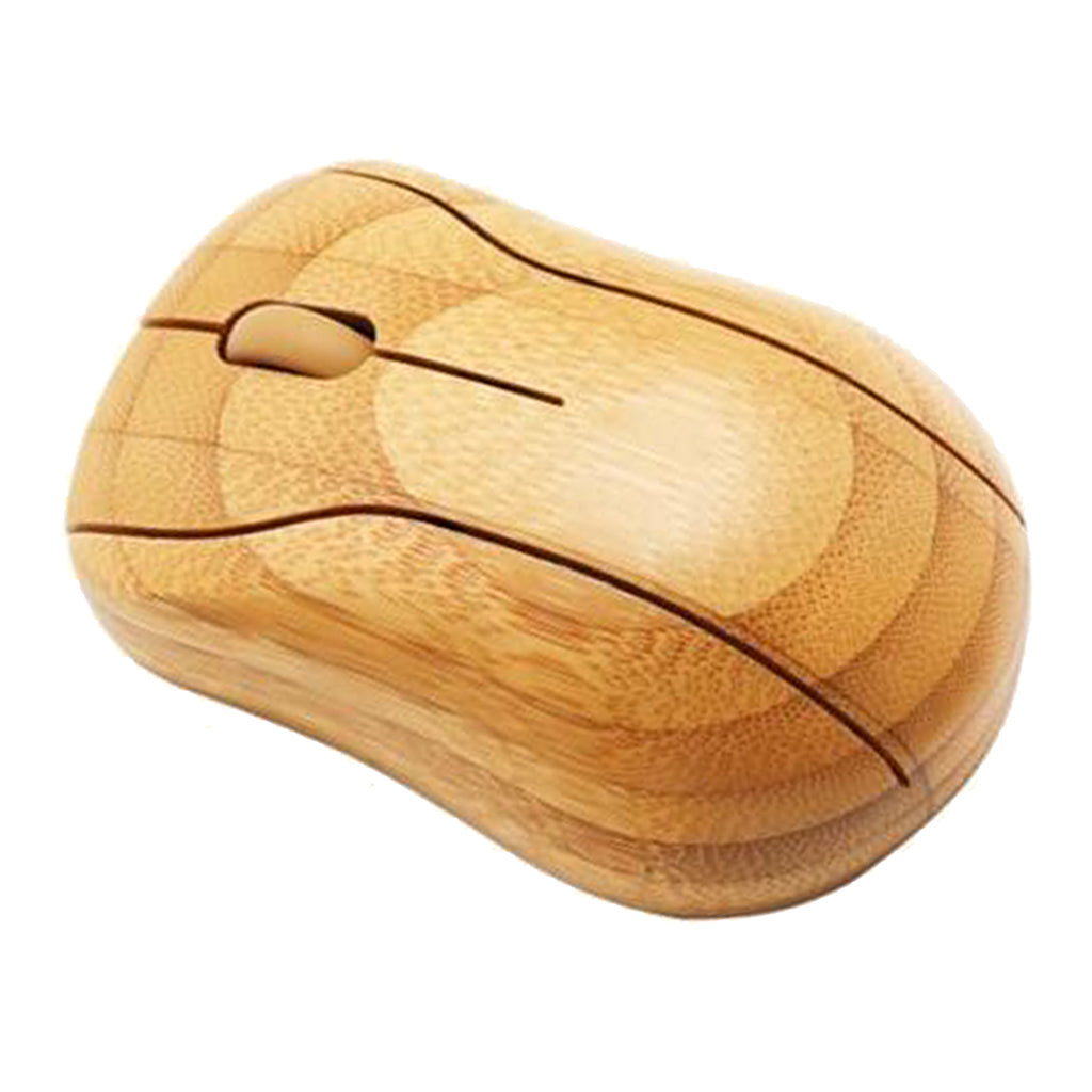 Wireless Bamboo Mouse Healthy Eco Friendly Optical Mice for Computer