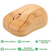 Wireless Bamboo Mouse Healthy Eco Friendly Optical Mice for Computer