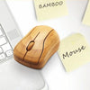 Wireless Bamboo Mouse Healthy Eco Friendly Optical Mice for Computer