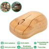 Wireless Bamboo Mouse Healthy Eco Friendly Optical Mice for Computer