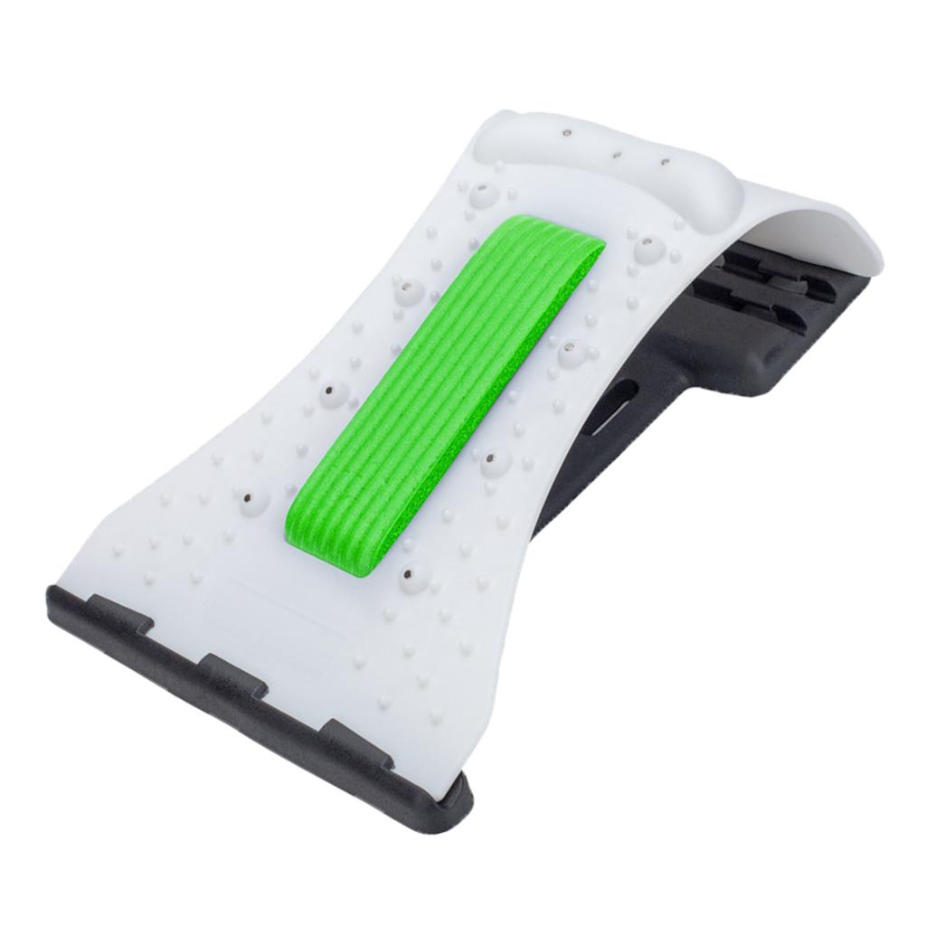 ABS Magnetic Therapy Neck Spine Massager Stretcher Stretch green white