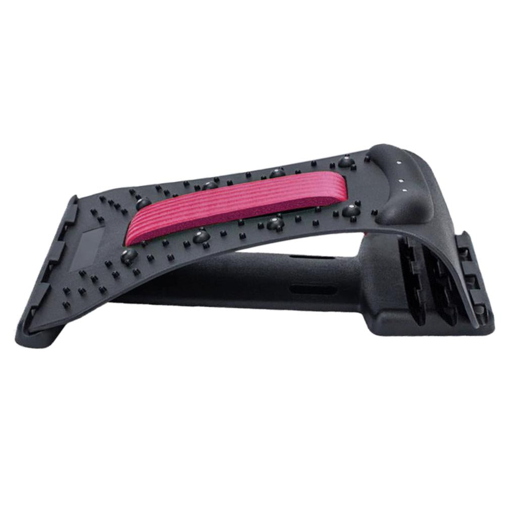 ABS Magnetic Therapy Neck Spine Massager Stretcher Stretch pink black