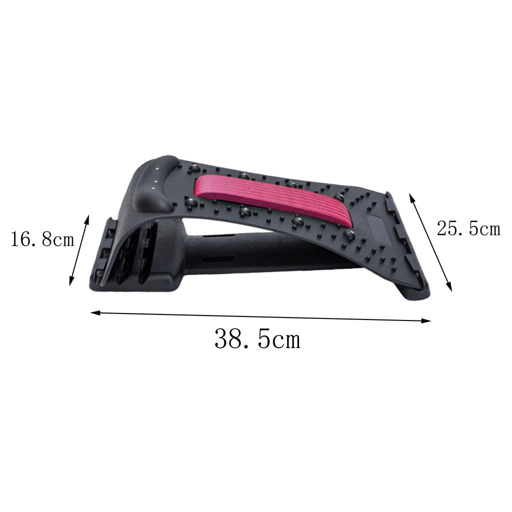 ABS Magnetic Therapy Neck Spine Massager Stretcher Stretch pink black