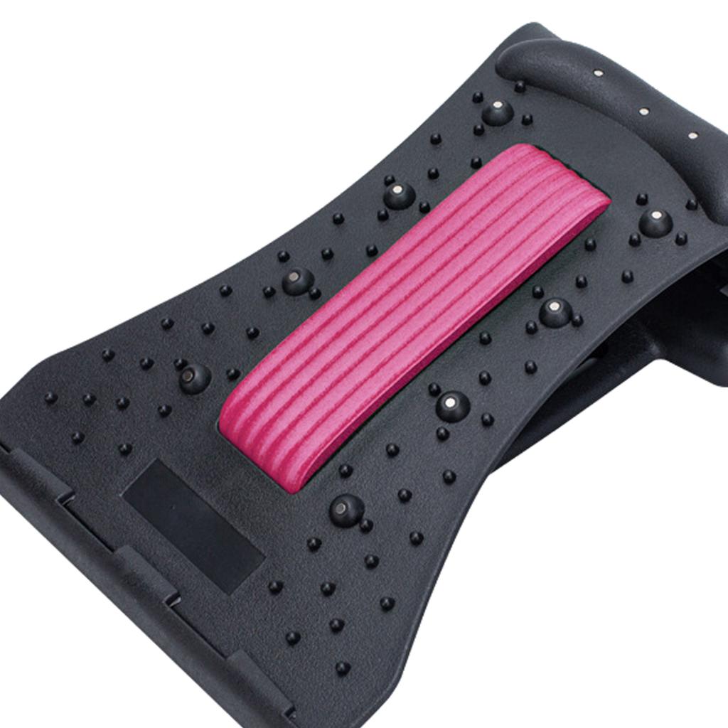 ABS Magnetic Therapy Neck Spine Massager Stretcher Stretch pink black