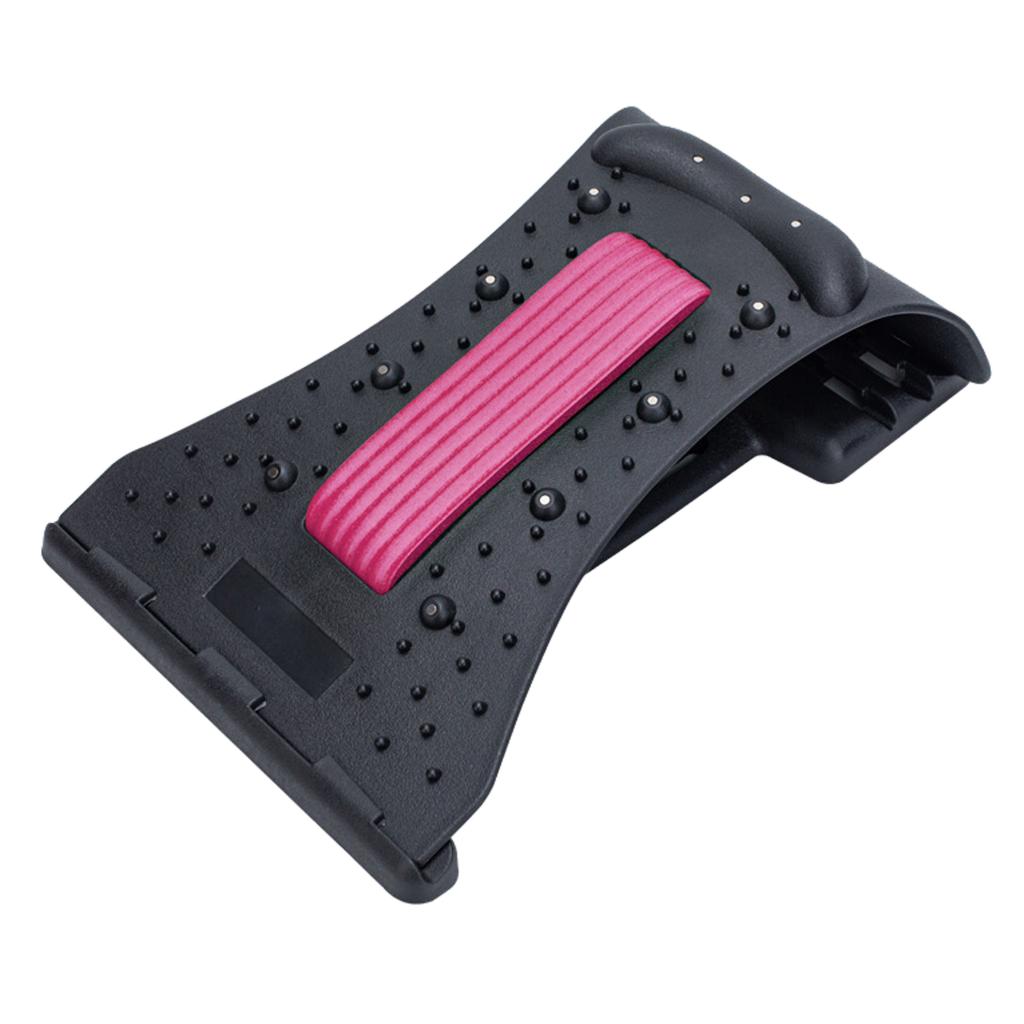 ABS Magnetic Therapy Neck Spine Massager Stretcher Stretch pink black